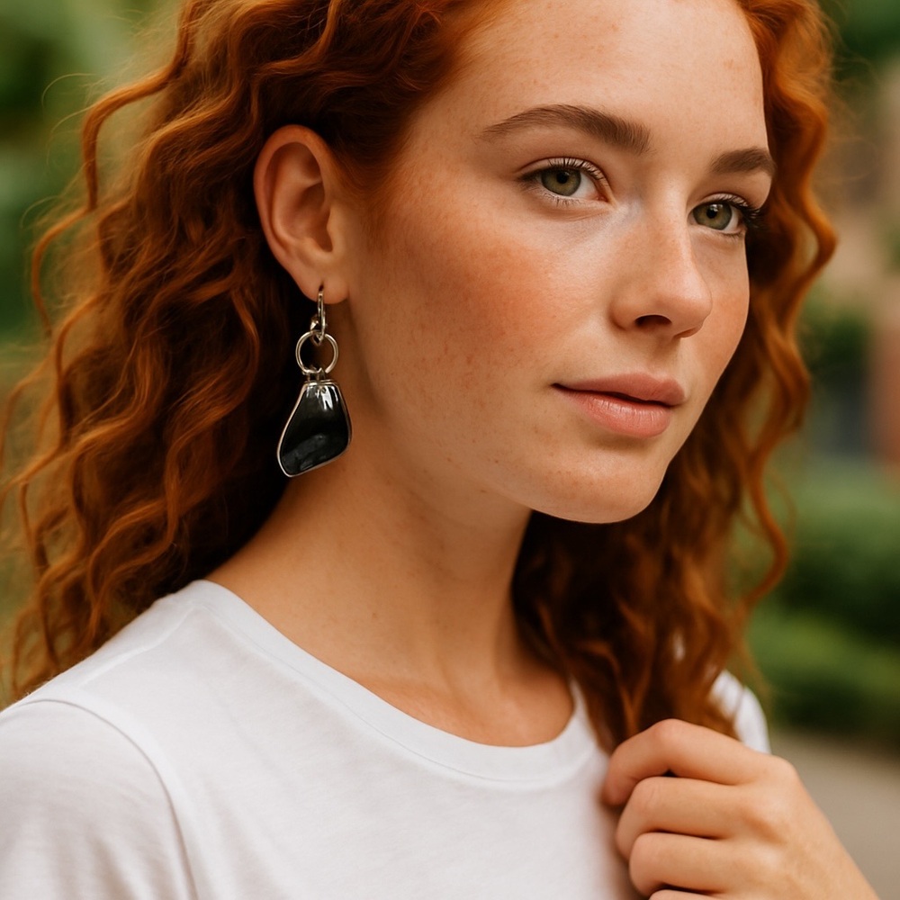 Tiny Genuine Butterfly Wing Earrings